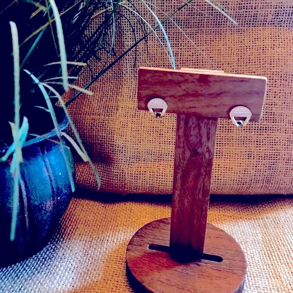 Tocara Ann Sterling with DiAmi post earrings - Picture 2 of 4